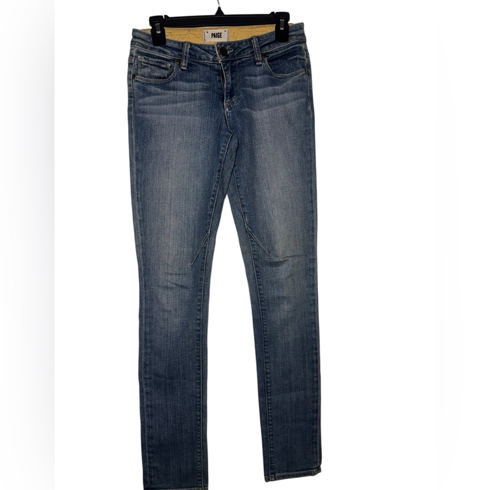 PAIGE Troy Boy medium wash Blue Skinny Jeans